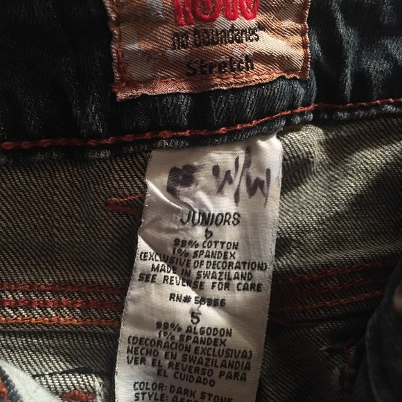 NOBO No Boundaries Jeans Jr Size 5; Blue with Embellishments - Picture 2 of 12